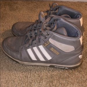 Grey Adidas High Tops